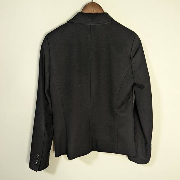 Women's J. Crew Black Blazer Wool Cashmere Blend - Picture 8 of 12